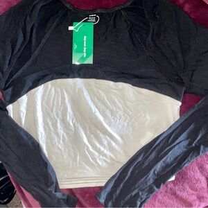 NWT SUPER CUTE STRETCHY SHRUG TOP WITH TUBE TOP ATTACHED!